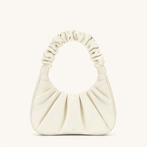 JW Pei Gabbi Ruched Hobo Handbag White